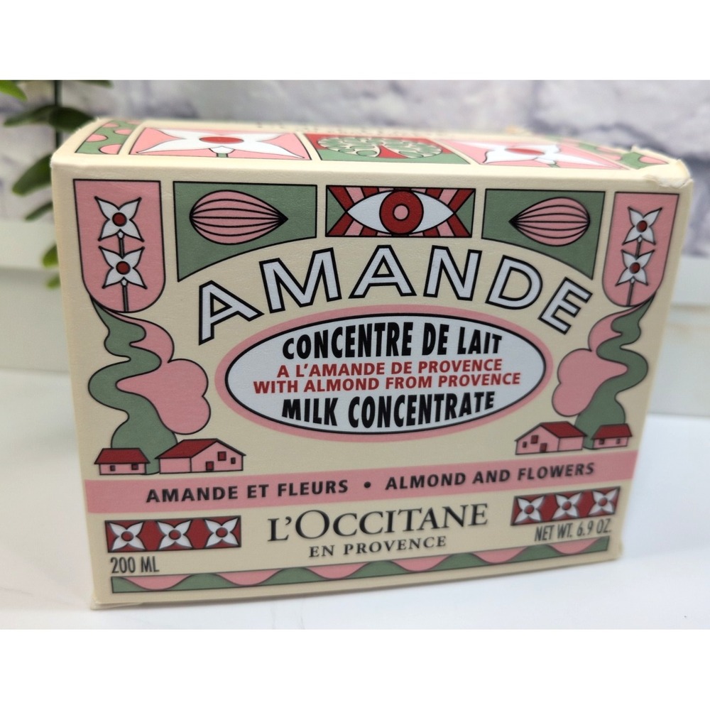 STEVEN WILSON EDITION🩷L'Occitane Amande Milk Body 200ml6.9oz Concentrate Almond